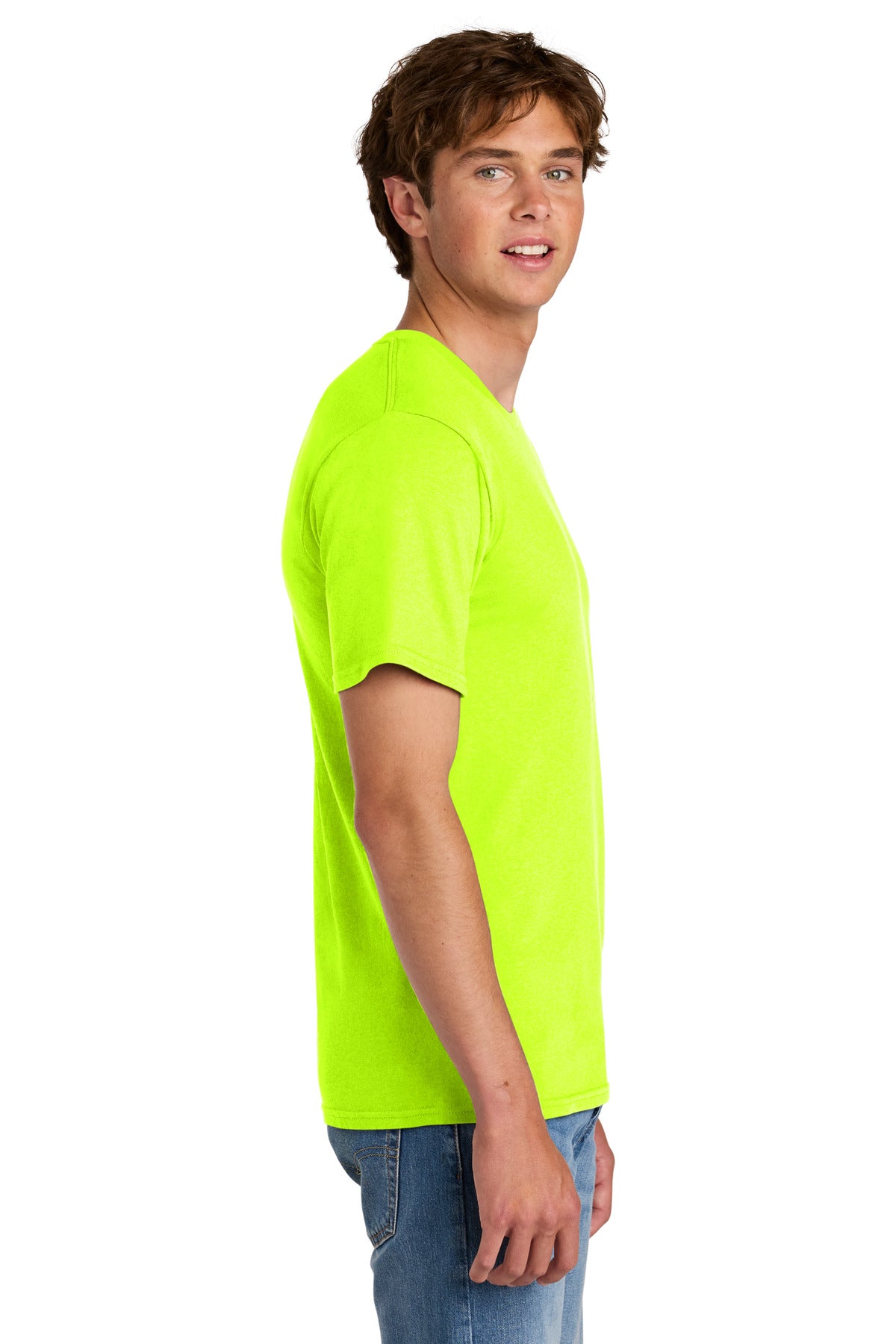 Port & Co Easy Cotton Tee PC43 - S. Green - side
