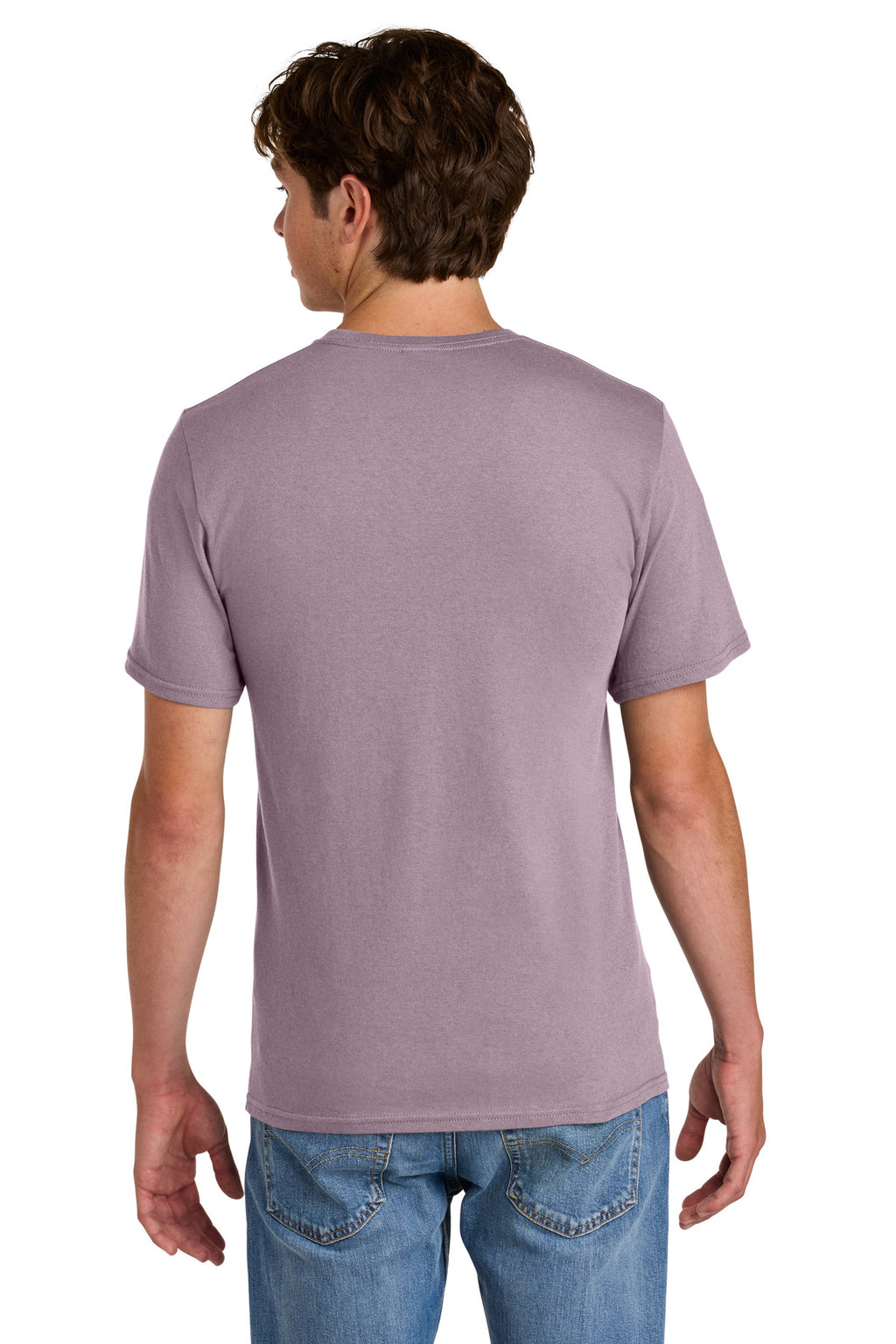 Port & Co Easy Cotton Tee PC43 - Smoky Amethyst - back