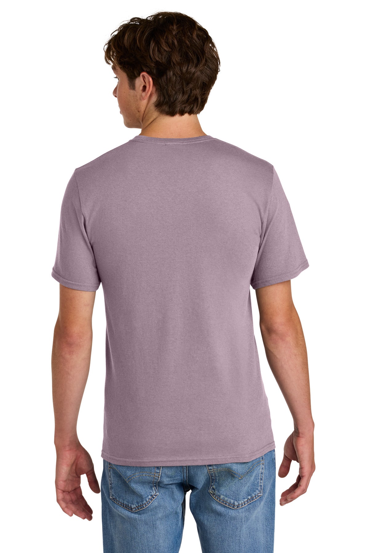 Port & Co Easy Cotton Tee PC43 - Smoky Amethyst - back