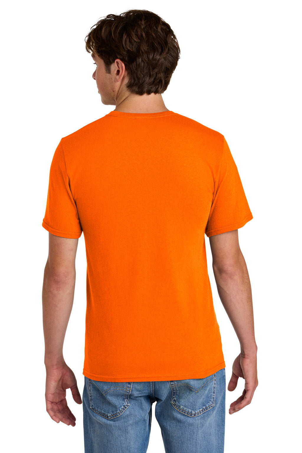 Port & Co Easy Cotton Tee PC43 - S. Orange - back