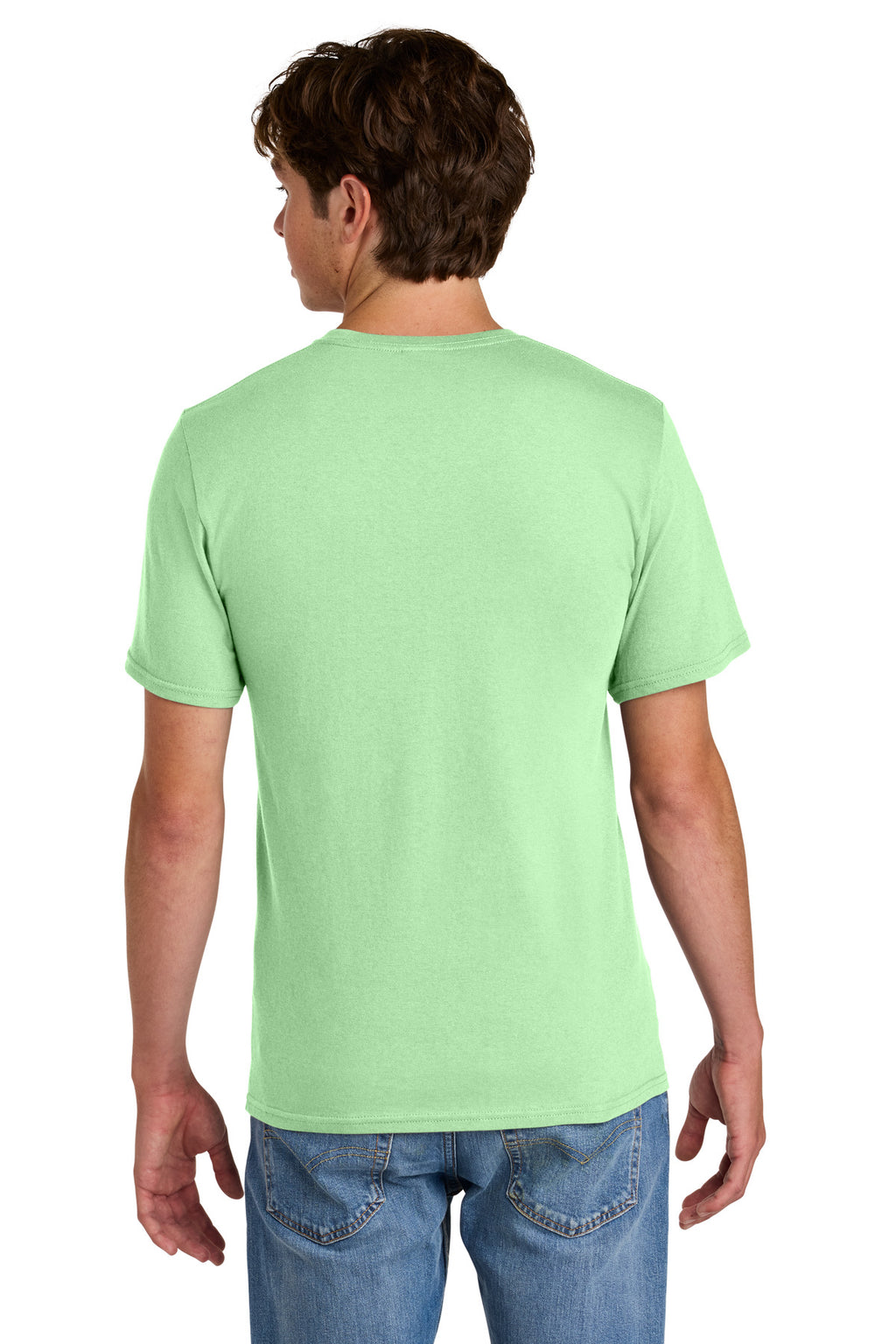 Port & Co Easy Cotton Tee PC43 - Spearmint - back