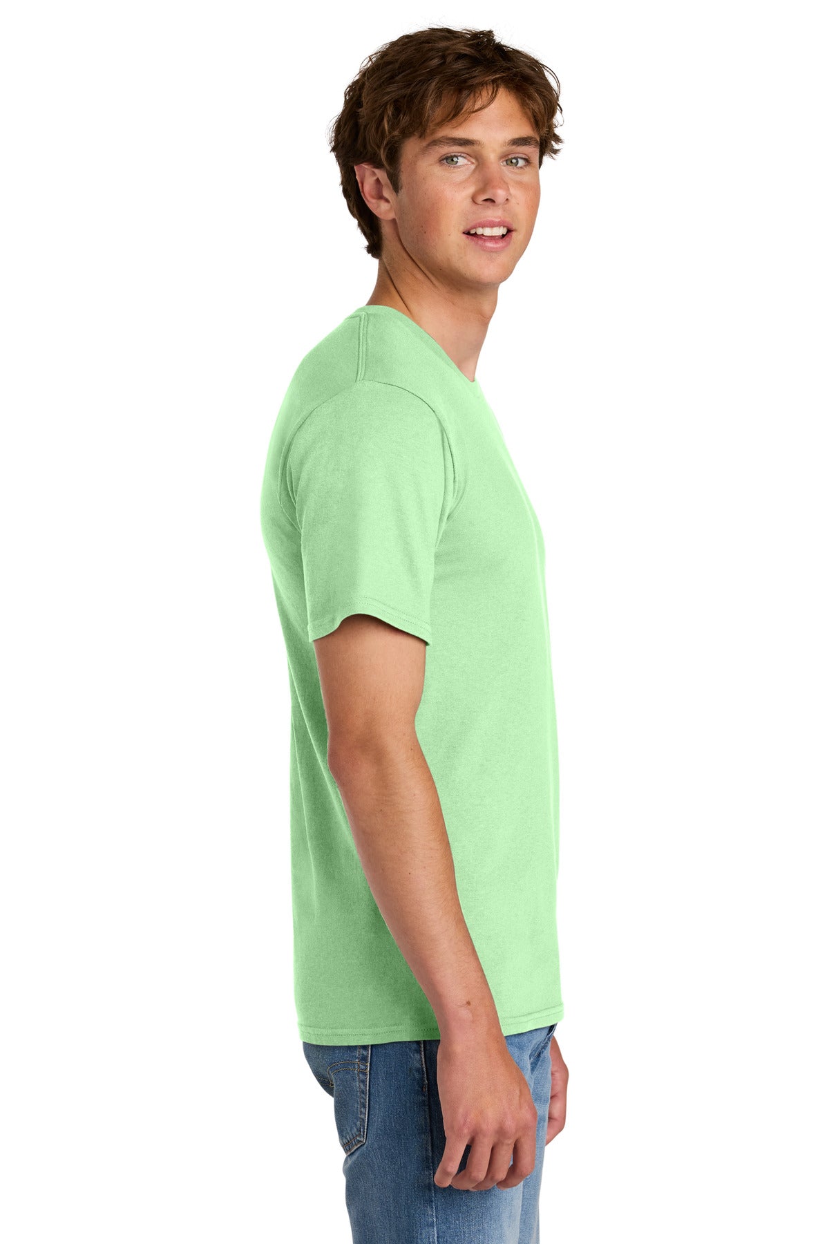 Port & Co Easy Cotton Tee PC43 - Spearmint - side