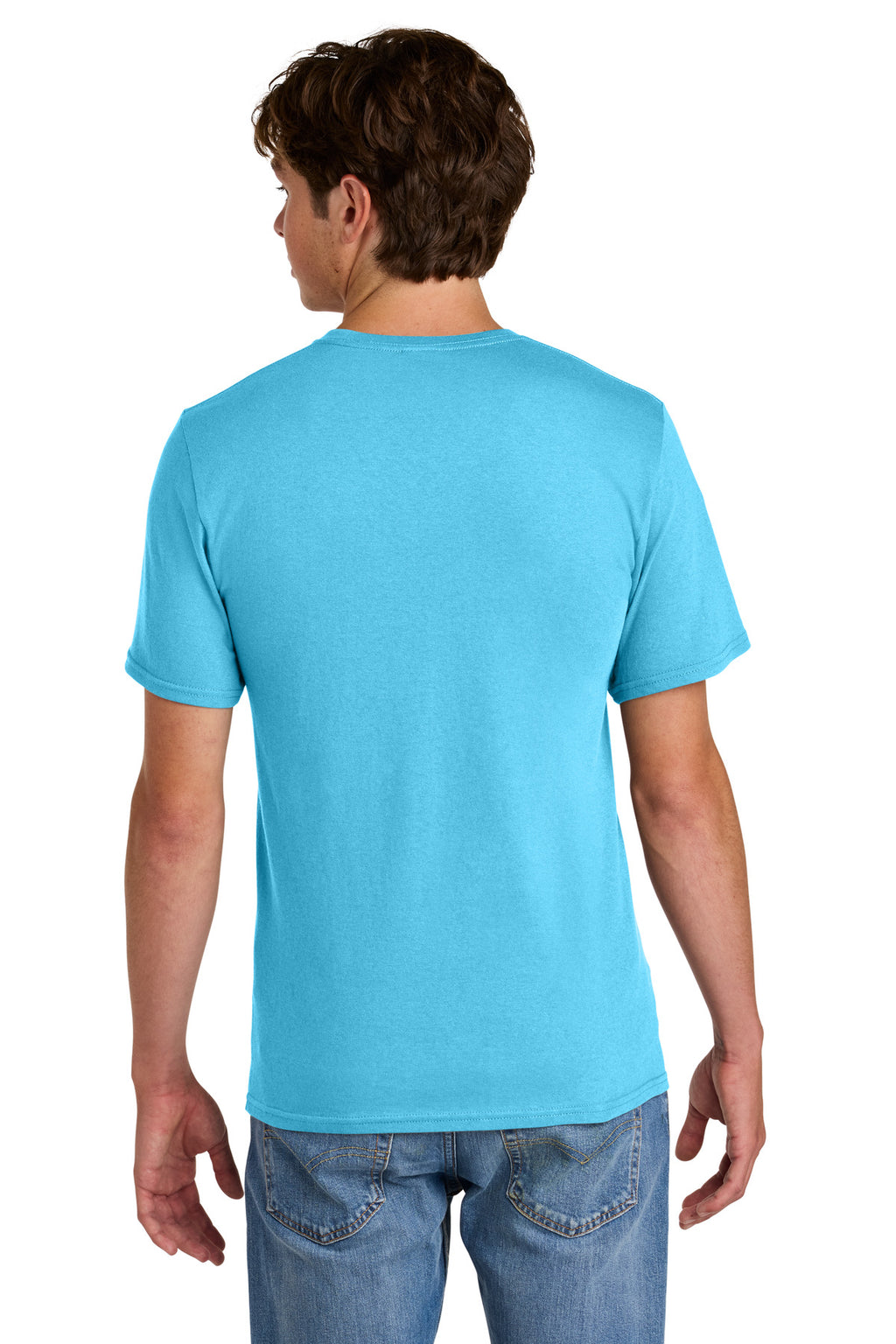 Port & Co Easy Cotton Tee PC43 - Tidal Wave - back