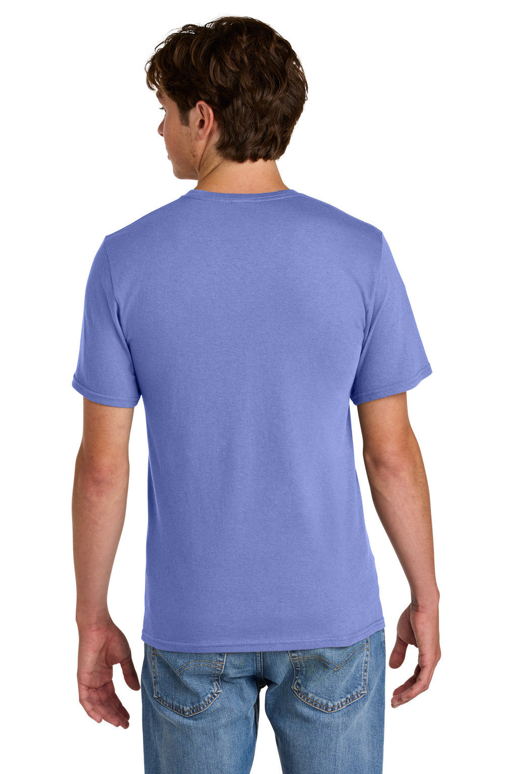 Port & Co Easy Cotton Tee PC43 - Violet - back