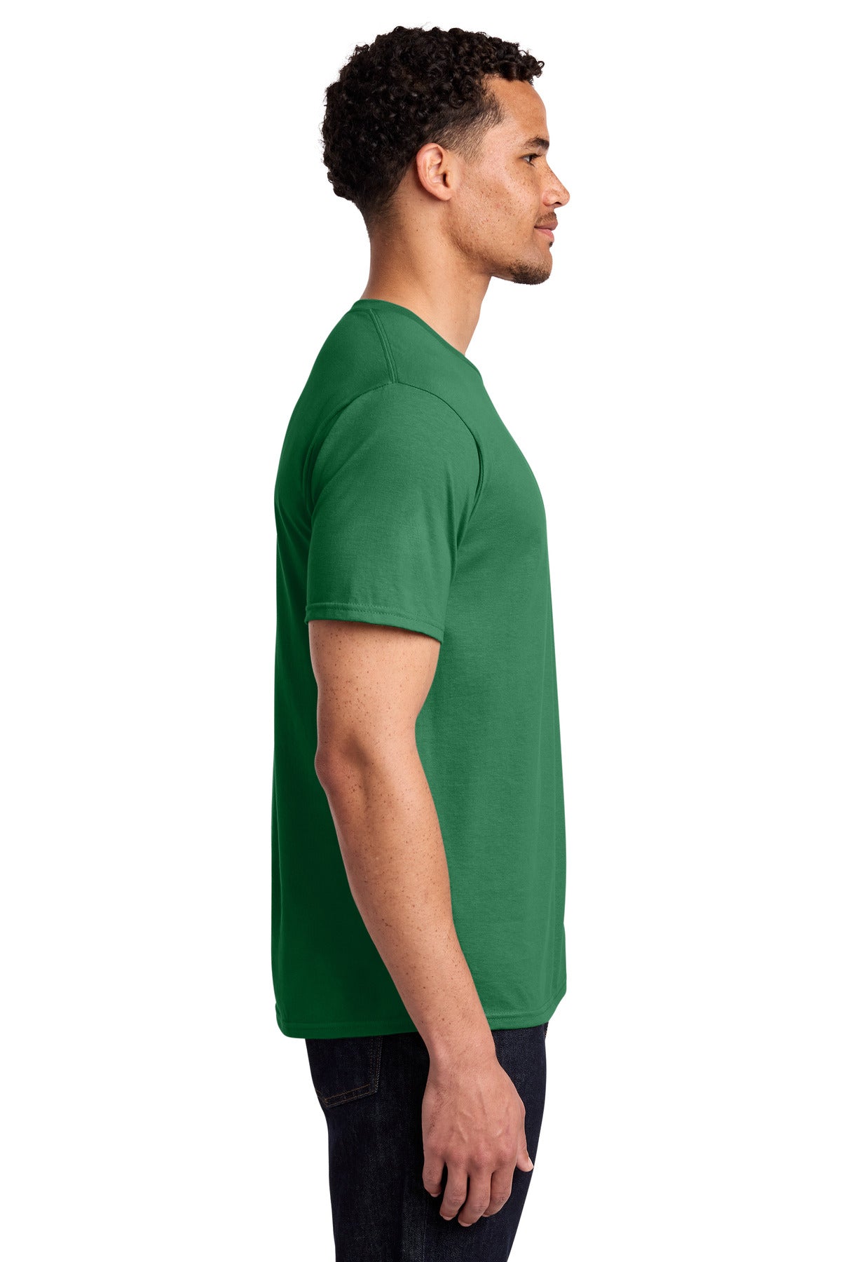 Port & Co Fan Favorite Tee. PC450 - Athletic Kelly - side