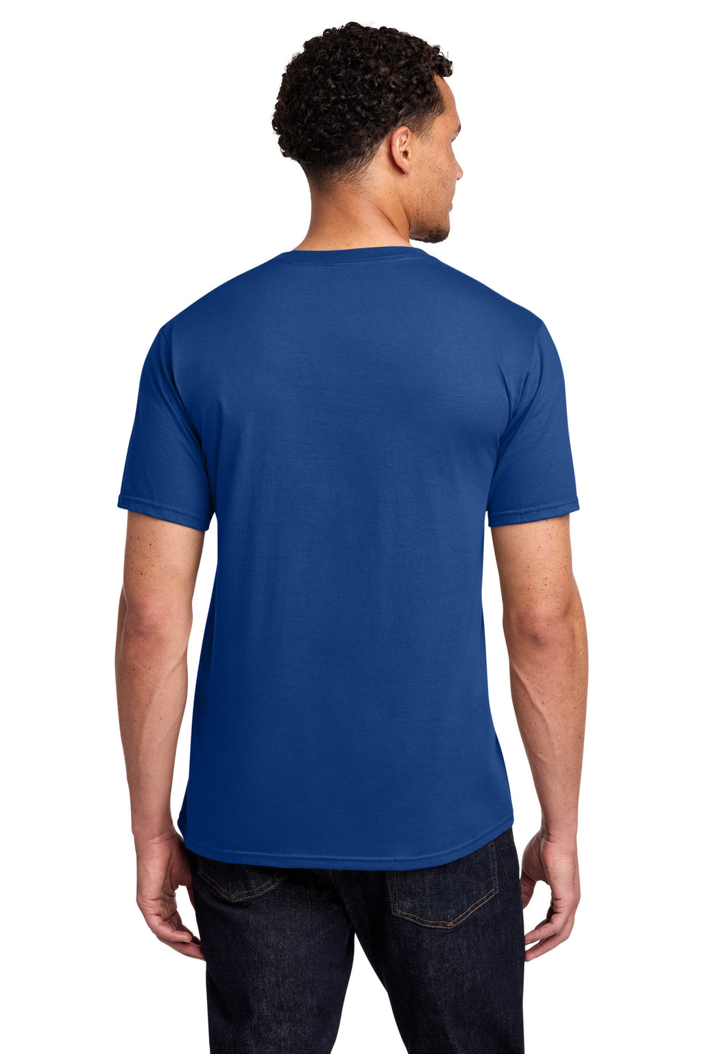 Port & Co Fan Favorite Tee. PC450 - Athletic Royal - back