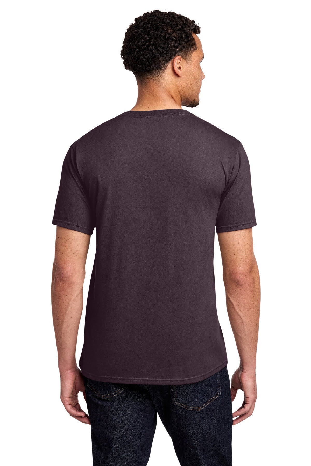 Port & Co Fan Favorite Tee. PC450 - Bordeaux - back