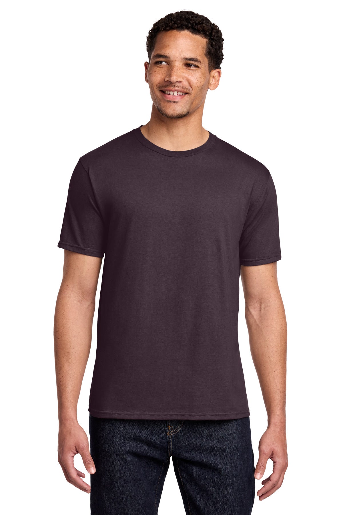 Port & Co Fan Favorite Tee. PC450 - Bordeaux - front