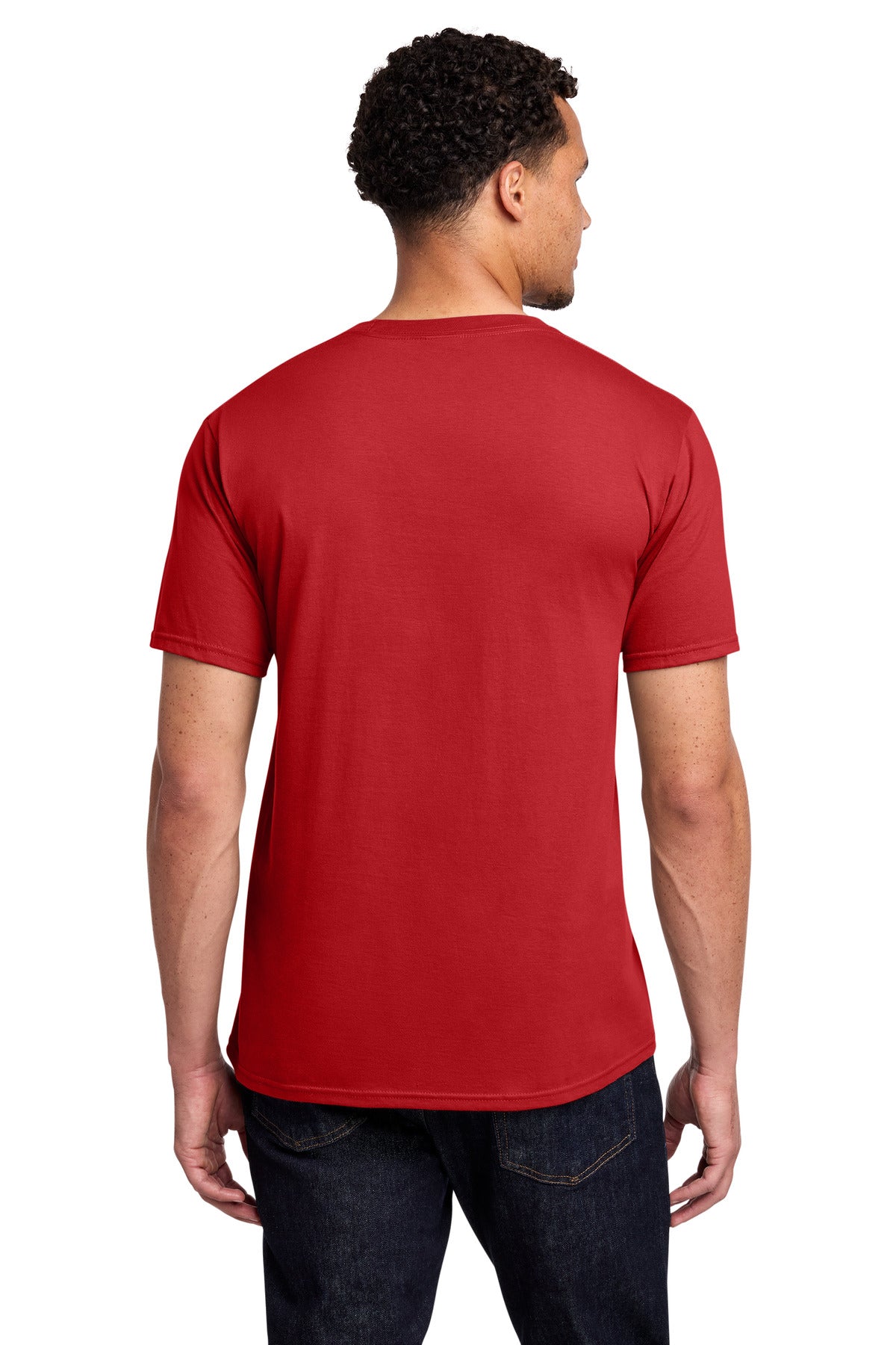 Port & Co Fan Favorite Tee. PC450 - Bright Red - back