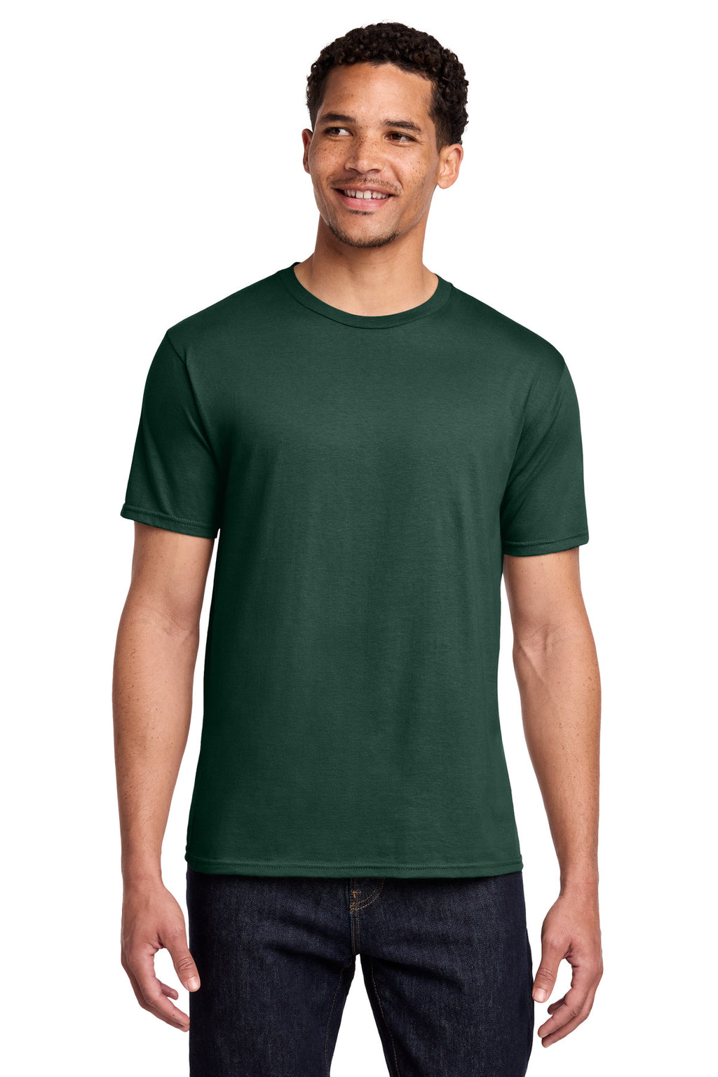 Port & Co Fan Favorite Tee. PC450 - Dark Green - front
