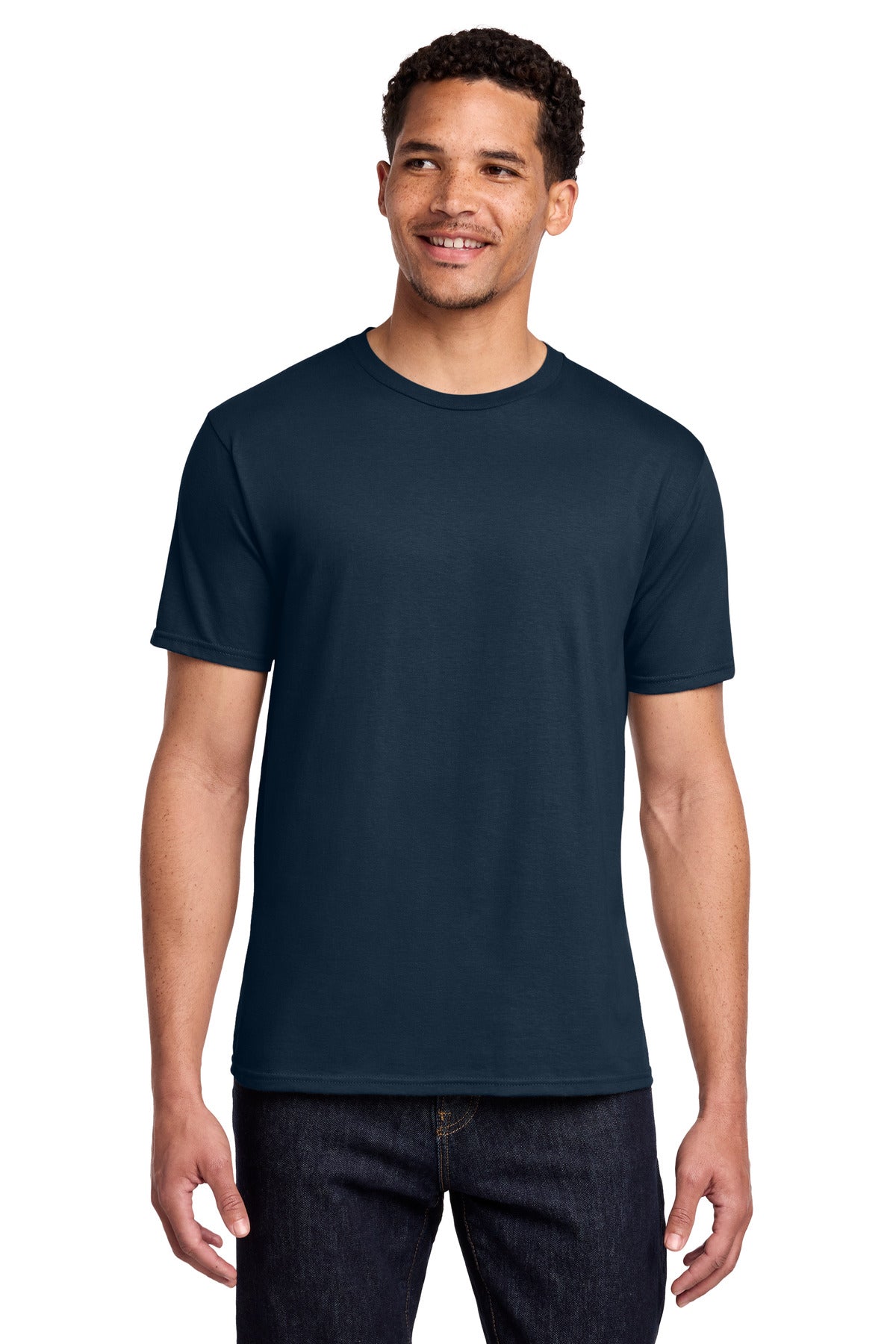 Port & Co Fan Favorite Tee. PC450 - Deep Navy - front