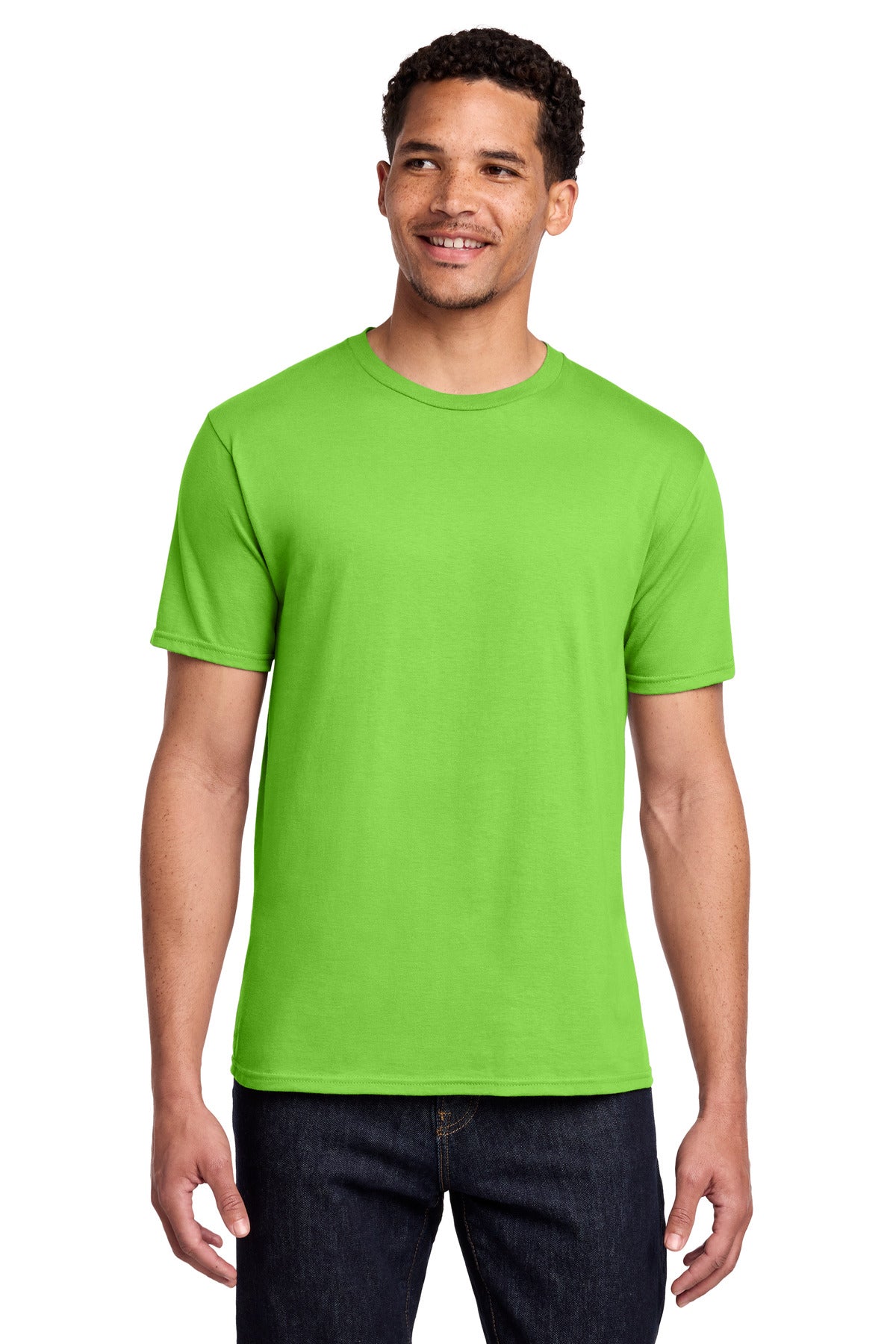 Port & Co Fan Favorite Tee. PC450 - Flash Green - front