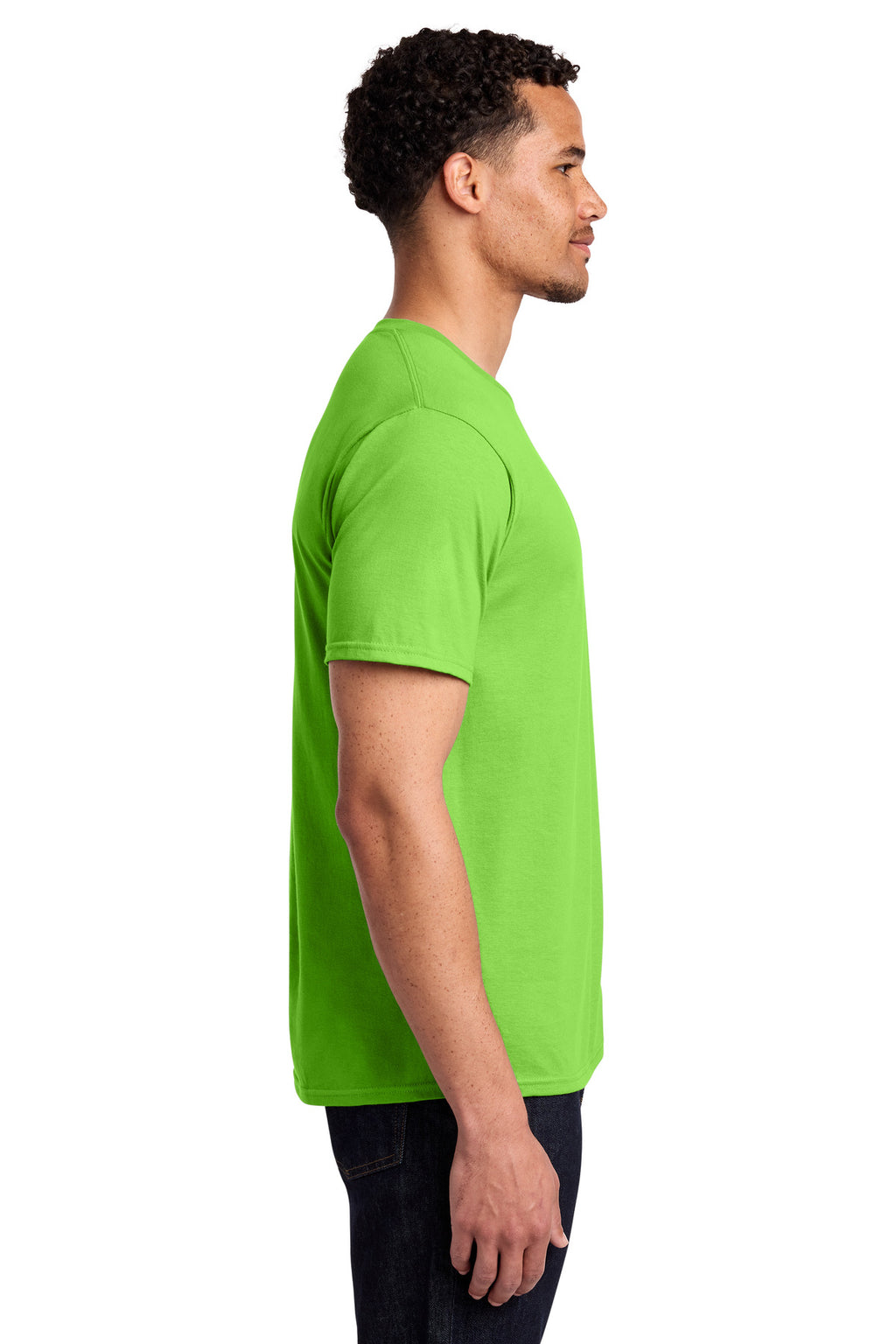 Port & Co Fan Favorite Tee. PC450 - Flash Green - side