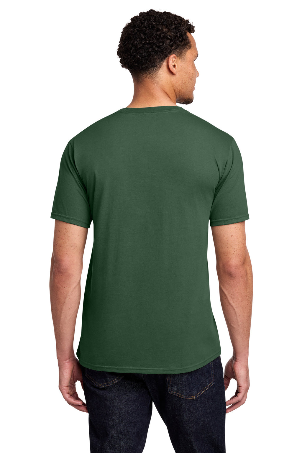 Port & Co Fan Favorite Tee. PC450 - Forest Green - back