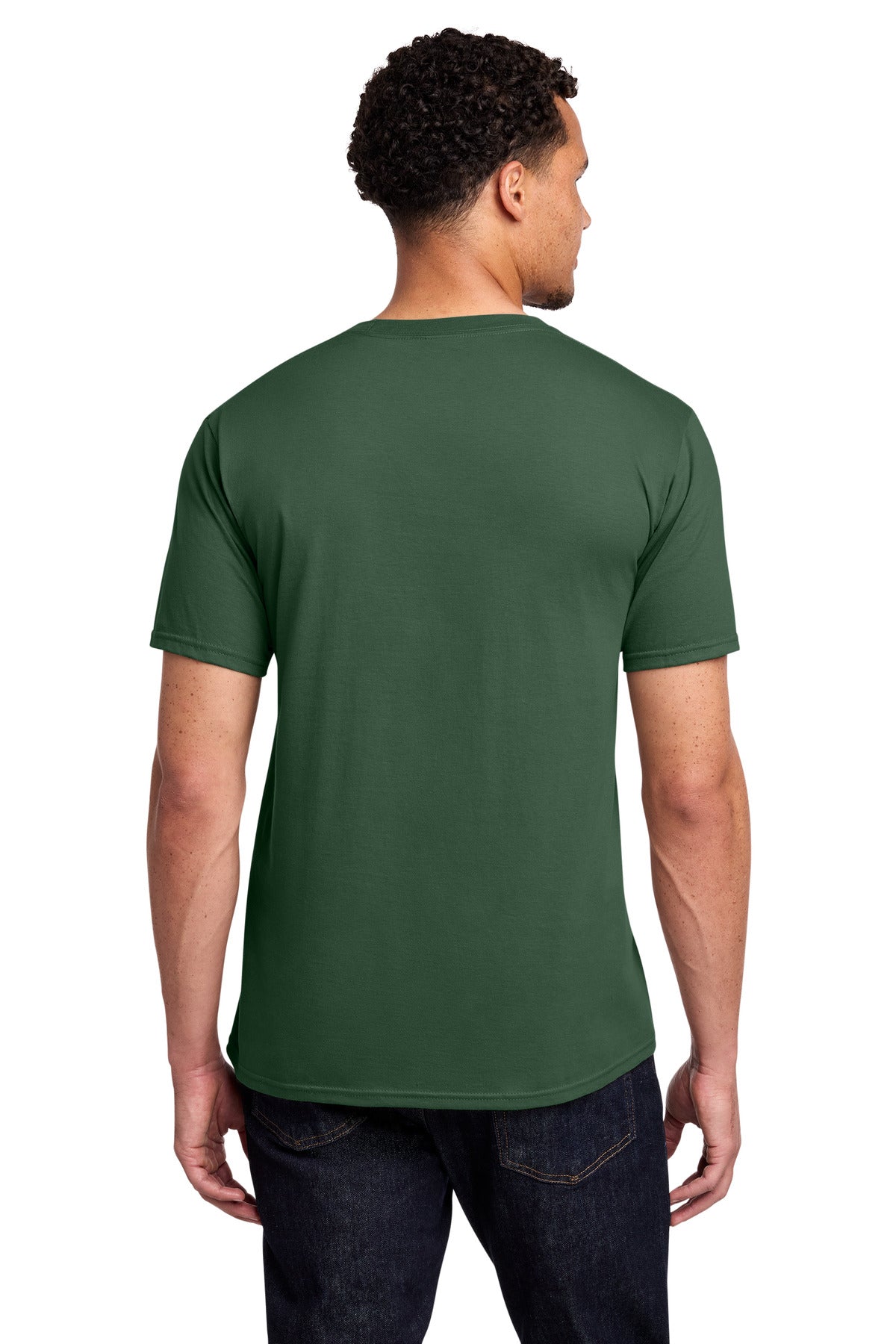Port & Co Fan Favorite Tee. PC450 - Forest Green - back