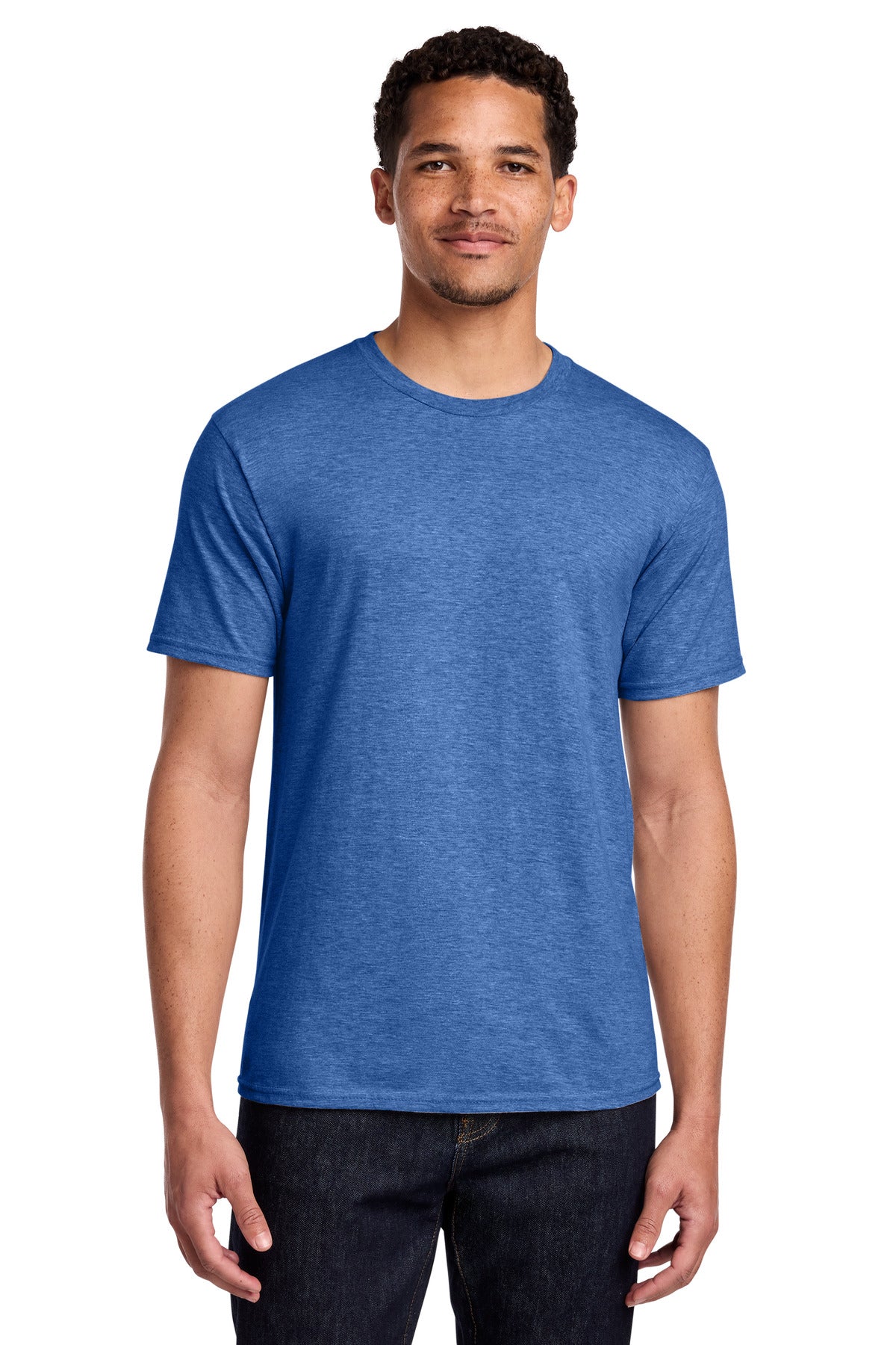 Port & Co Fan Favorite Tee. PC450 - Heather Royal - front