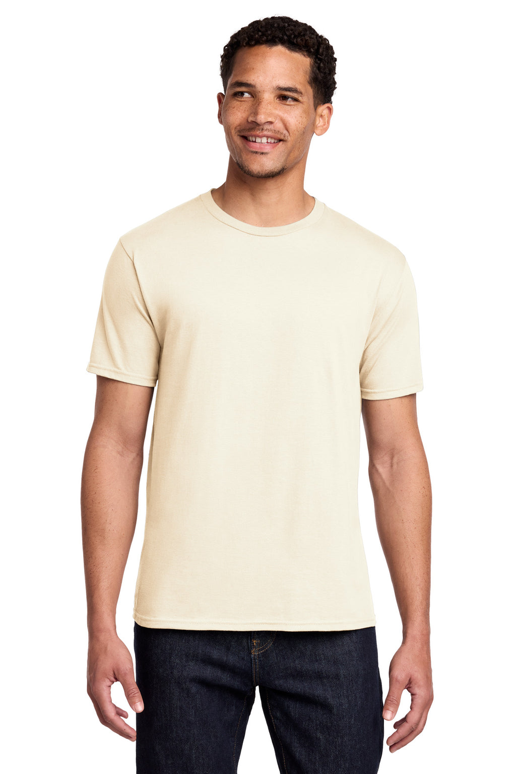 Port & Co Fan Favorite Tee. PC450 - Ivory - front