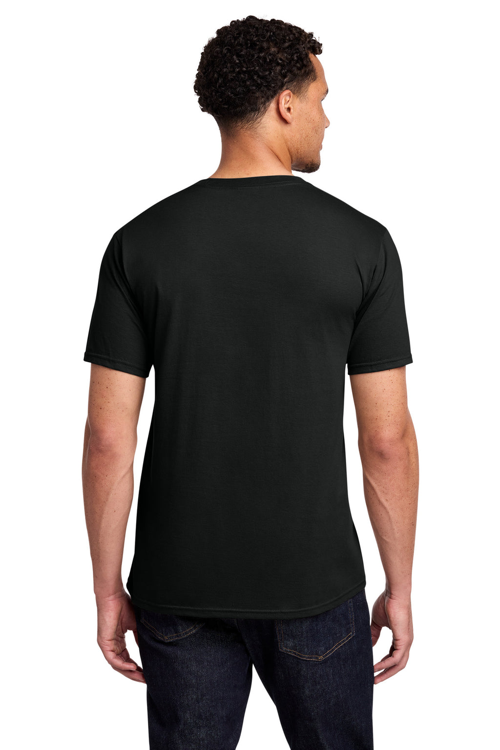Port & Co Fan Favorite Tee. PC450 - Jet Black - back