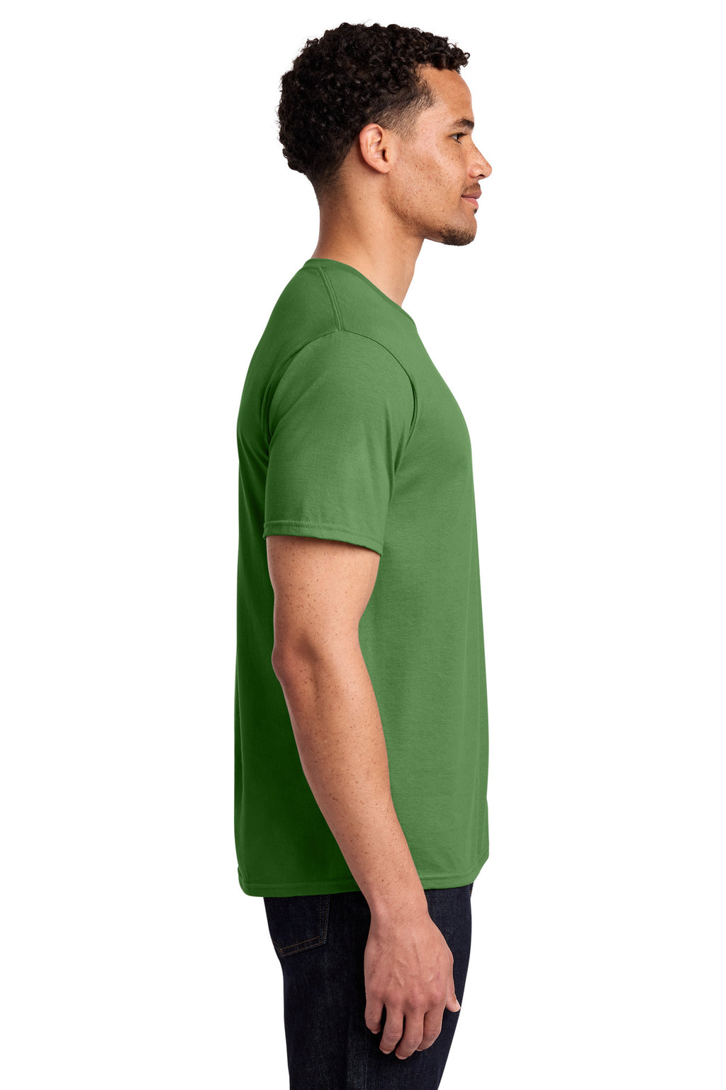 Port & Co Fan Favorite Tee. PC450 - Kiwi - side