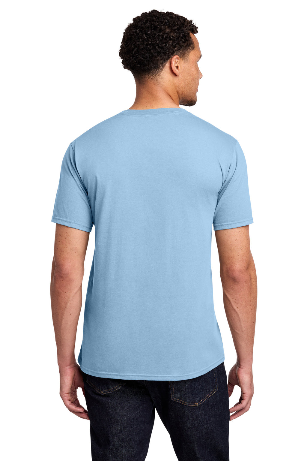Port & Co Fan Favorite Tee. PC450 - Light Blue - back