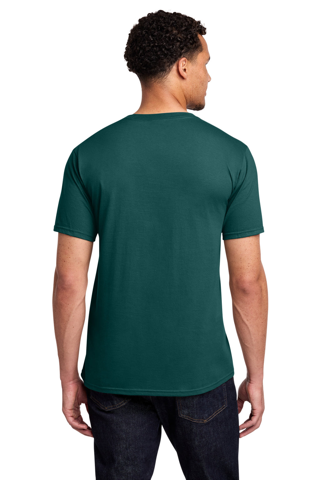 Port & Co Fan Favorite Tee. PC450 - Marine Green - back