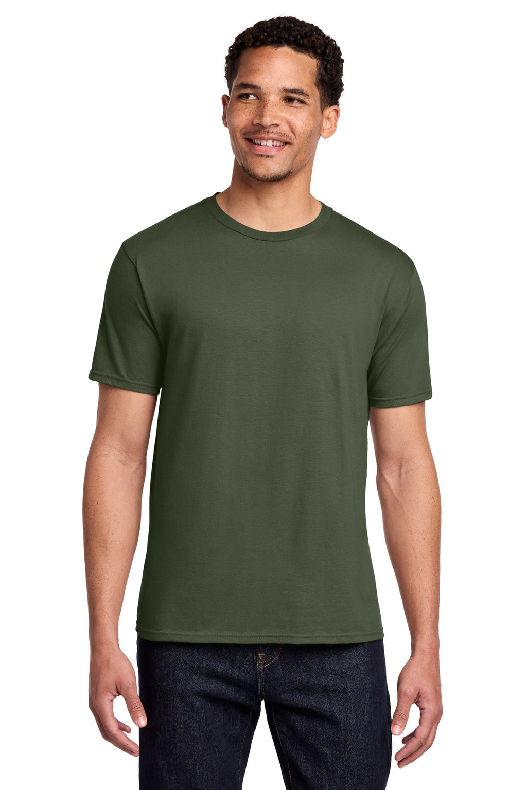 Port & Co Fan Favorite Tee. PC450 - Olive - front