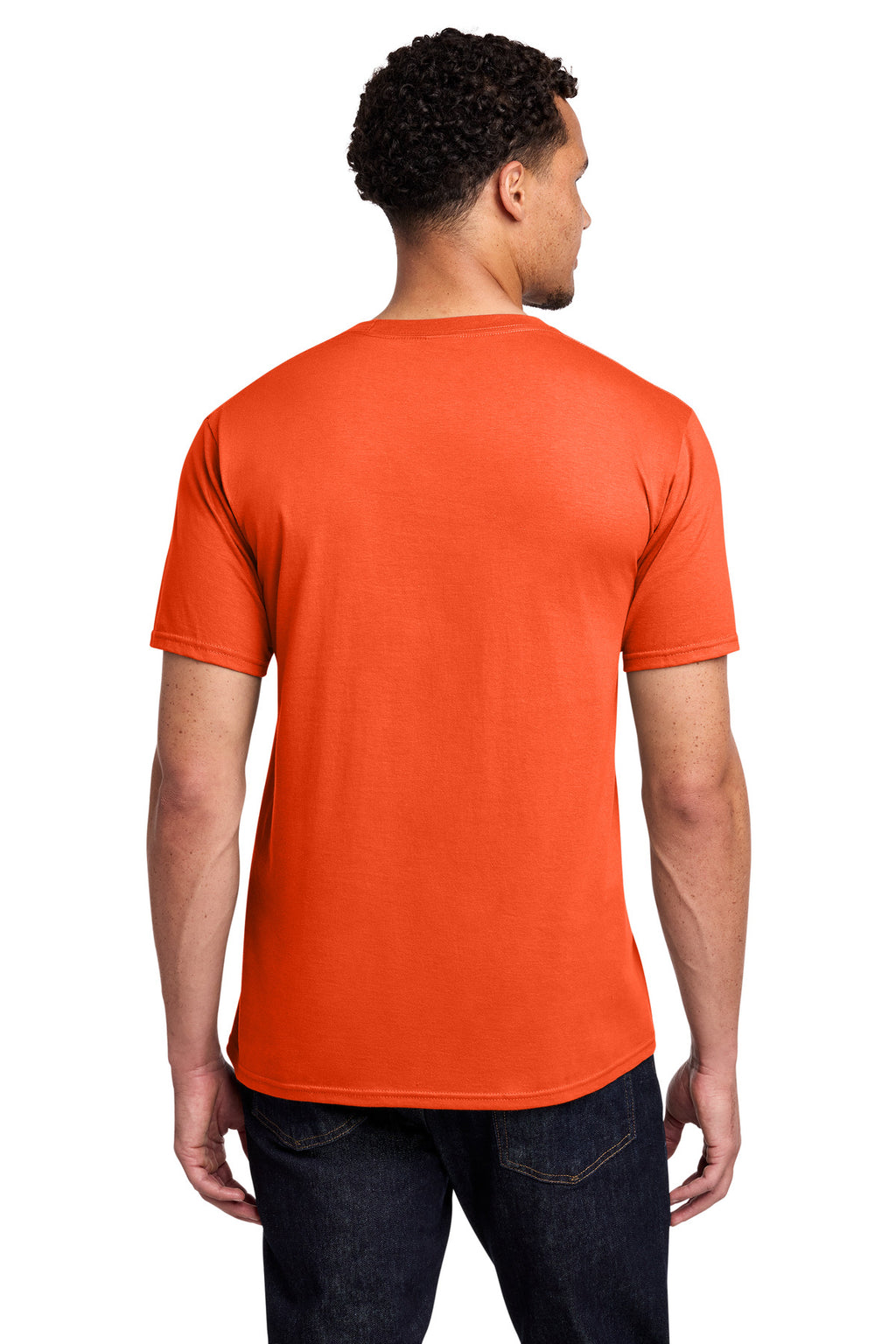 Port & Co Fan Favorite Tee. PC450 - Orange - back