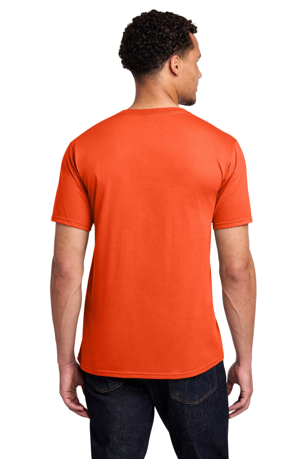 Port & Co Fan Favorite Tee. PC450 - Orange - back
