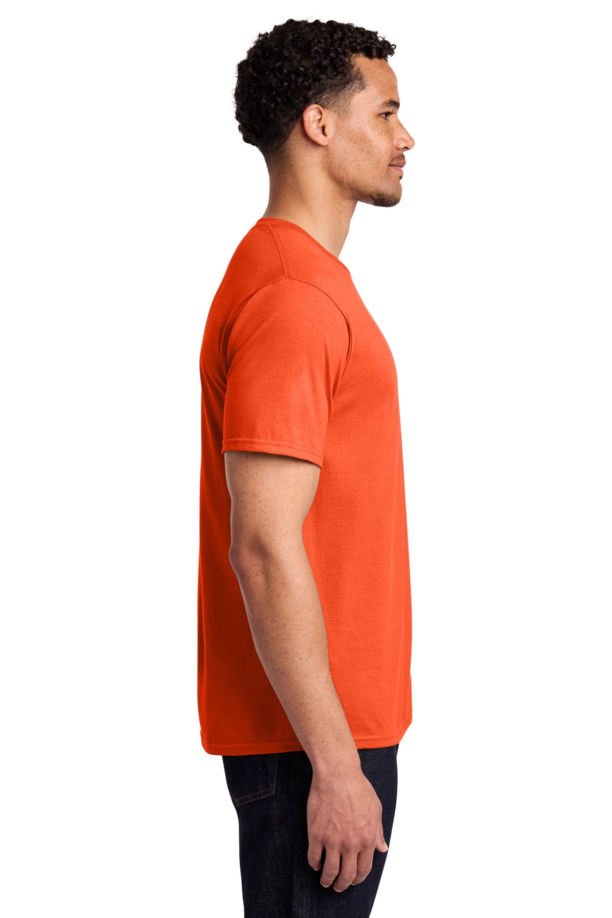 Port & Co Fan Favorite Tee. PC450 - Orange - side