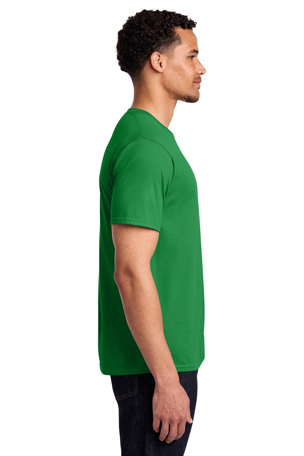 Port & Co Fan Favorite Tee. PC450 - Pro Kelly Green - side