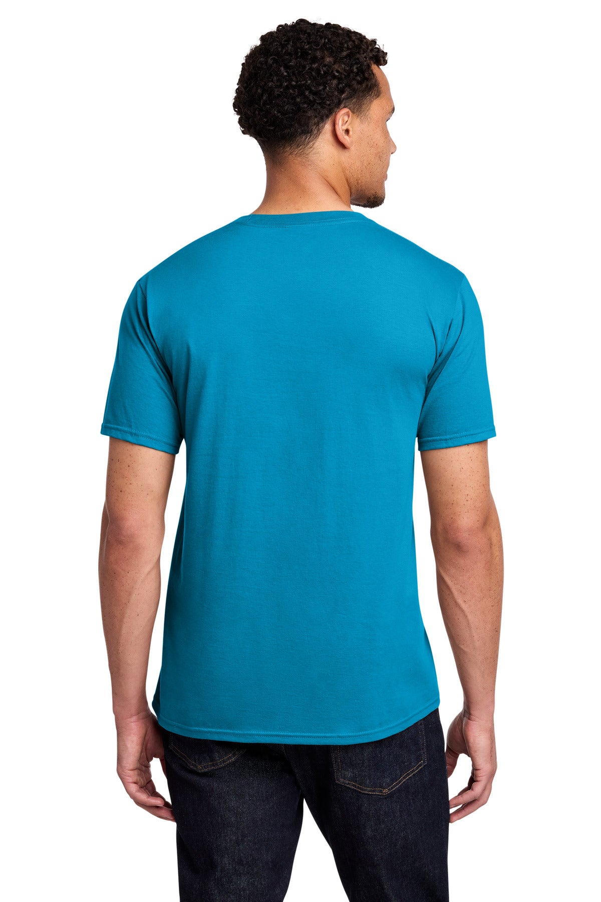 Port & Co Fan Favorite Tee. PC450 - Sapphire - back