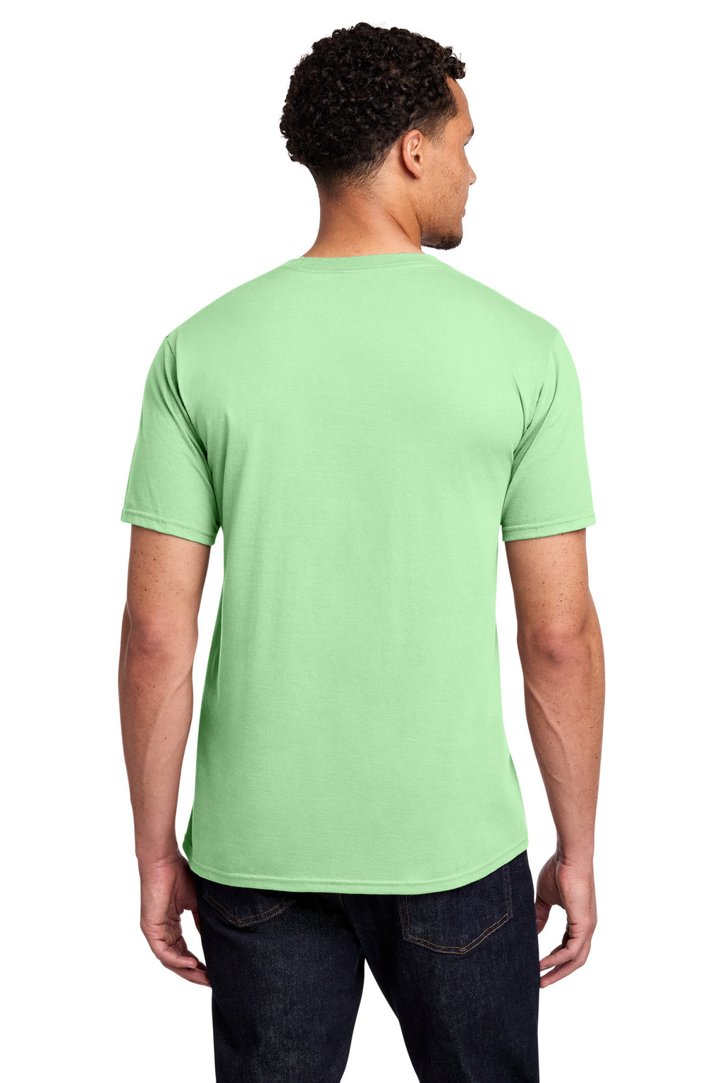 Port & Co Fan Favorite Tee. PC450 - Spearmint - back