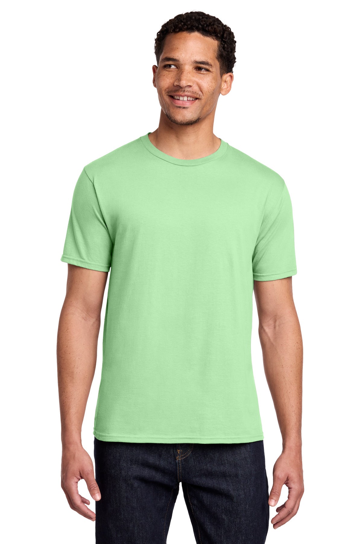 Port & Co Fan Favorite Tee. PC450 - Spearmint - front