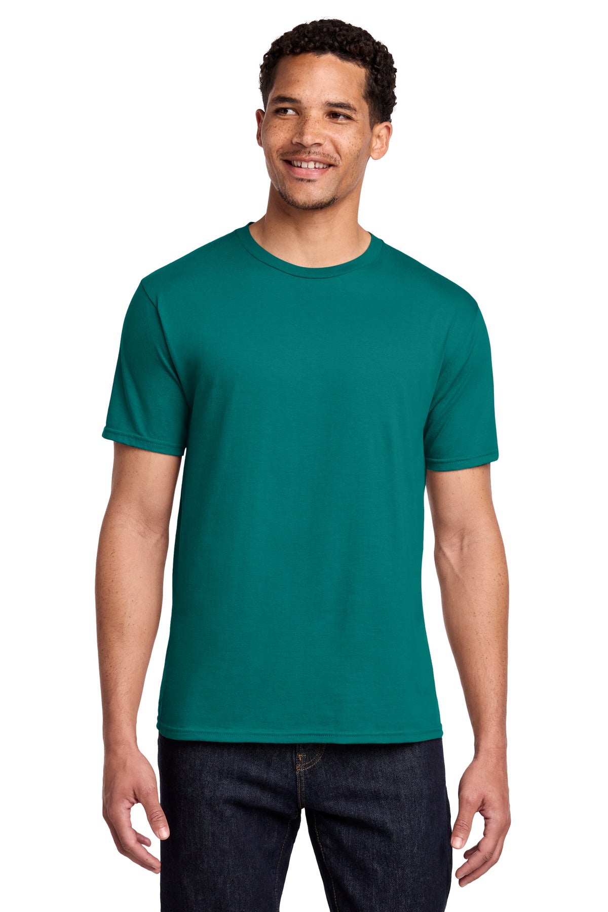 Port & Co Fan Favorite Tee. PC450 - Team Teal - front