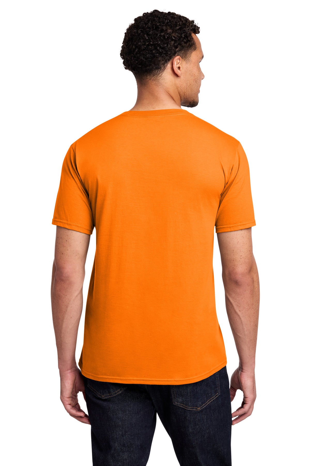 Port & Co Fan Favorite Tee. PC450 - Tennessee Orange - back