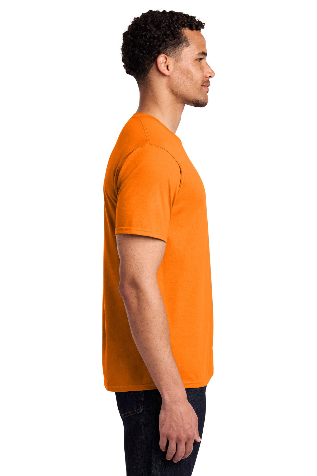 Port & Co Fan Favorite Tee. PC450 - Tennessee Orange - side