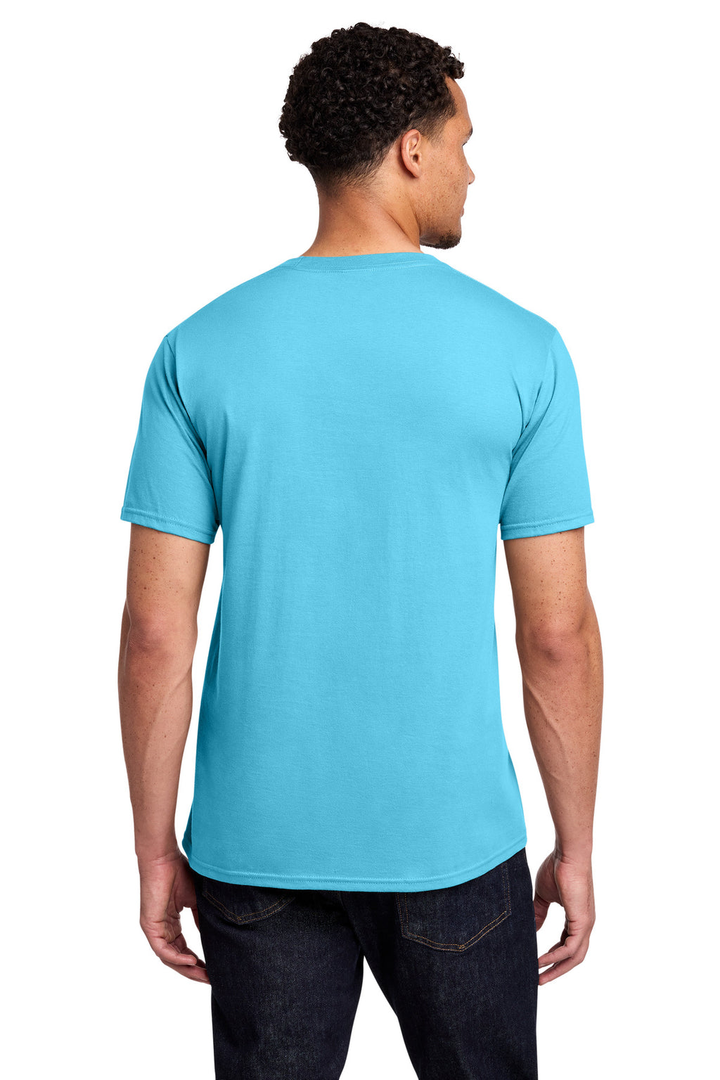 Port & Co Fan Favorite Tee. PC450 - Tidal Wave - back