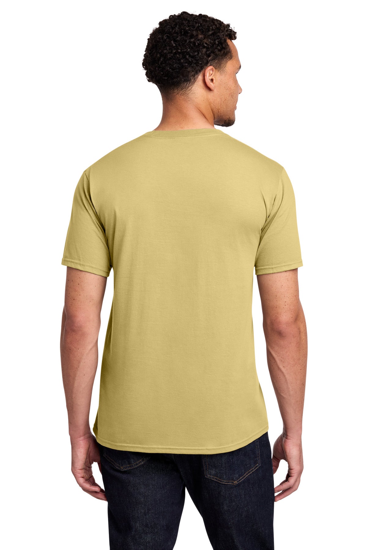 Port & Co Fan Favorite Tee. PC450 - Trophy Gold - back