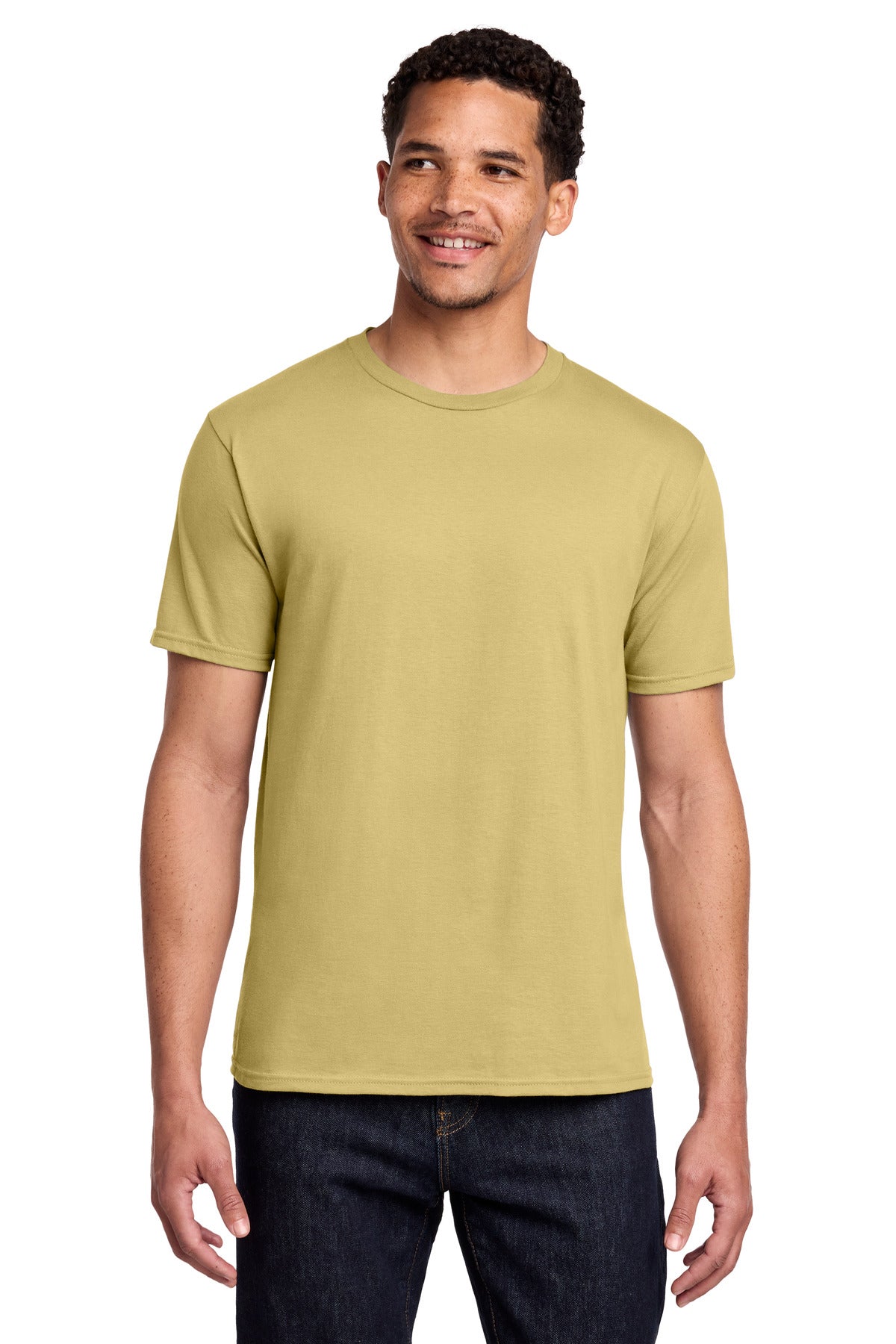 Port & Co Fan Favorite Tee. PC450 - Trophy Gold - front