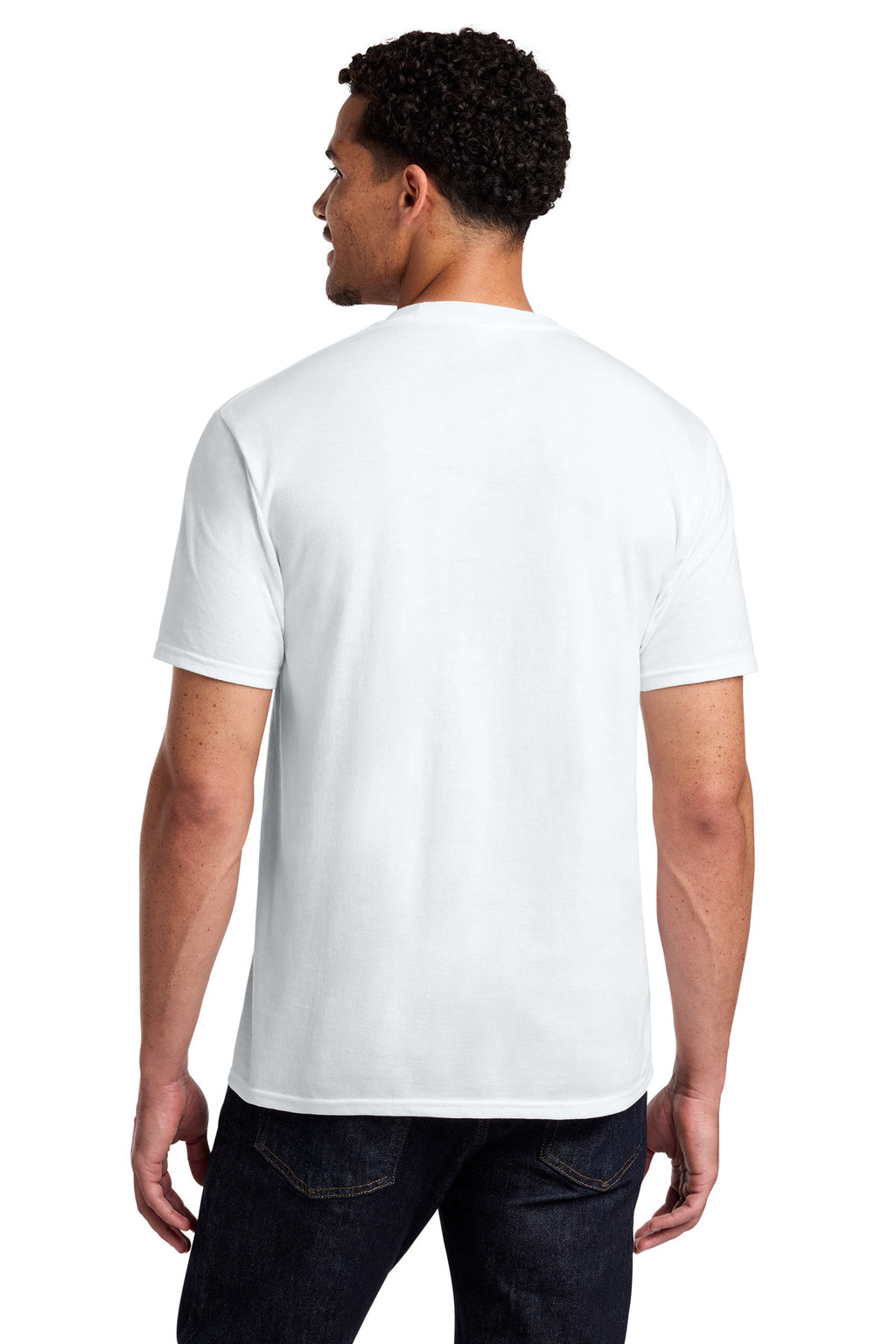 Port & Co Fan Favorite Tee. PC450 - White - back