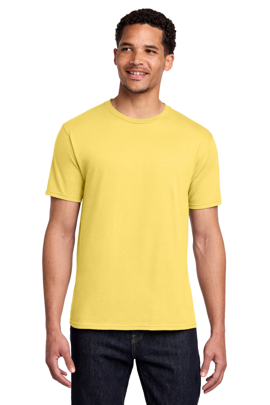 Port & Co Fan Favorite Tee. PC450 - Yellow - front