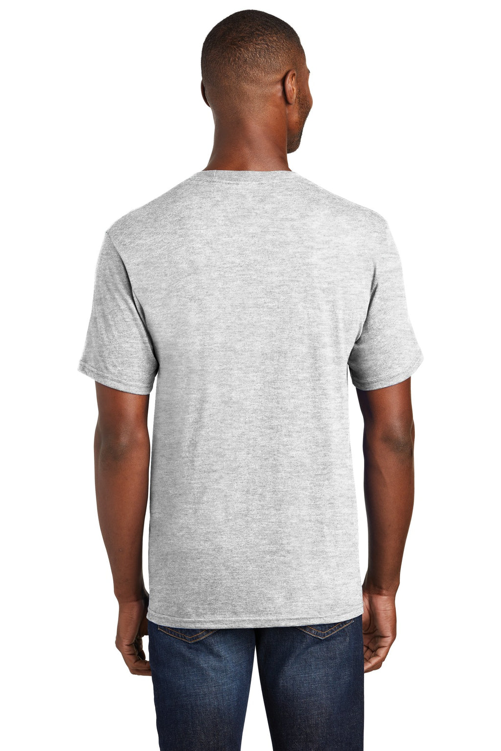 Port & Co Fan Favorite Blend Tee. PC455 - Ash - back