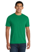 Port & Co Fan Favorite Blend Tee. PC455 - Athletic Kelly Green Heather - front