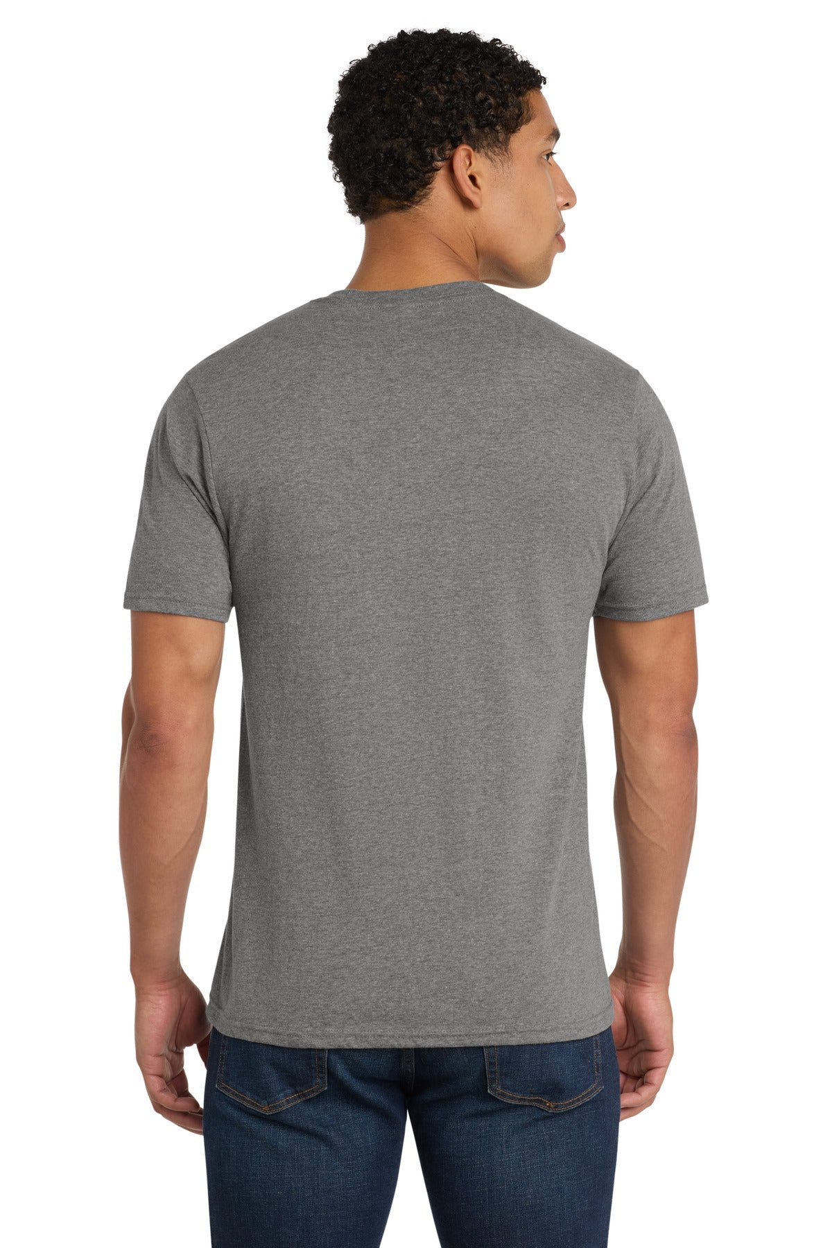 Port & Co Fan Favorite Blend Tee. PC455 - Graphite Heather - back