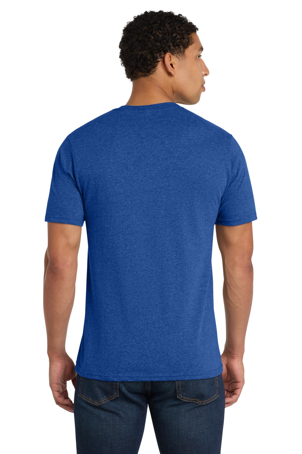 Port & Co Fan Favorite Blend Tee. PC455 - True Royal Heather - back