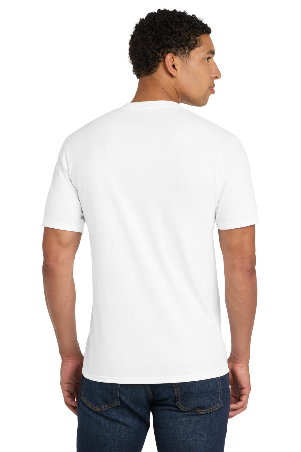 Port & Co Fan Favorite Blend Tee. PC455 - White - back