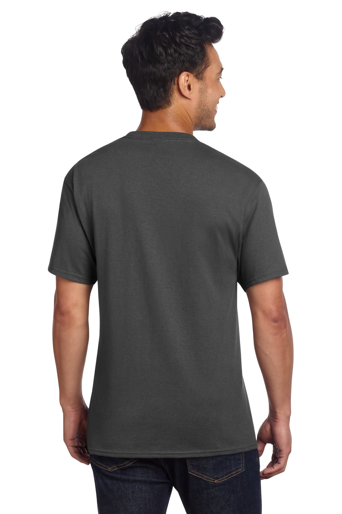 Port & Co Core Cotton DTG Tee PC54DTG - Charcoal - back