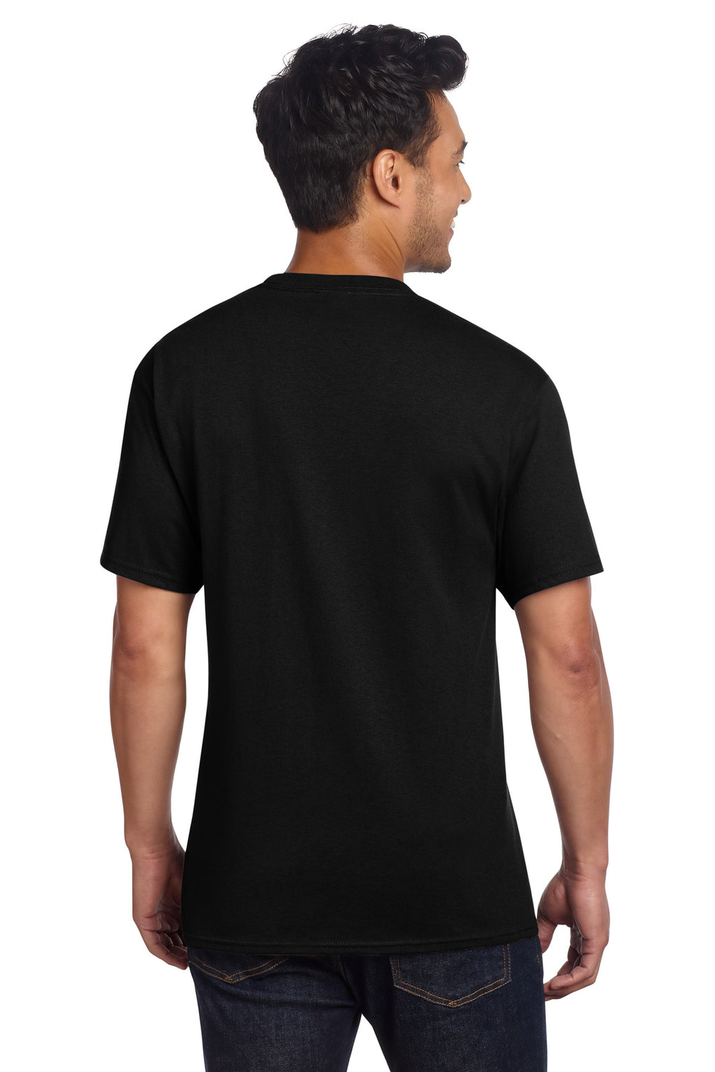 Port & Co Core Cotton DTG Tee PC54DTG - Jet Black - back