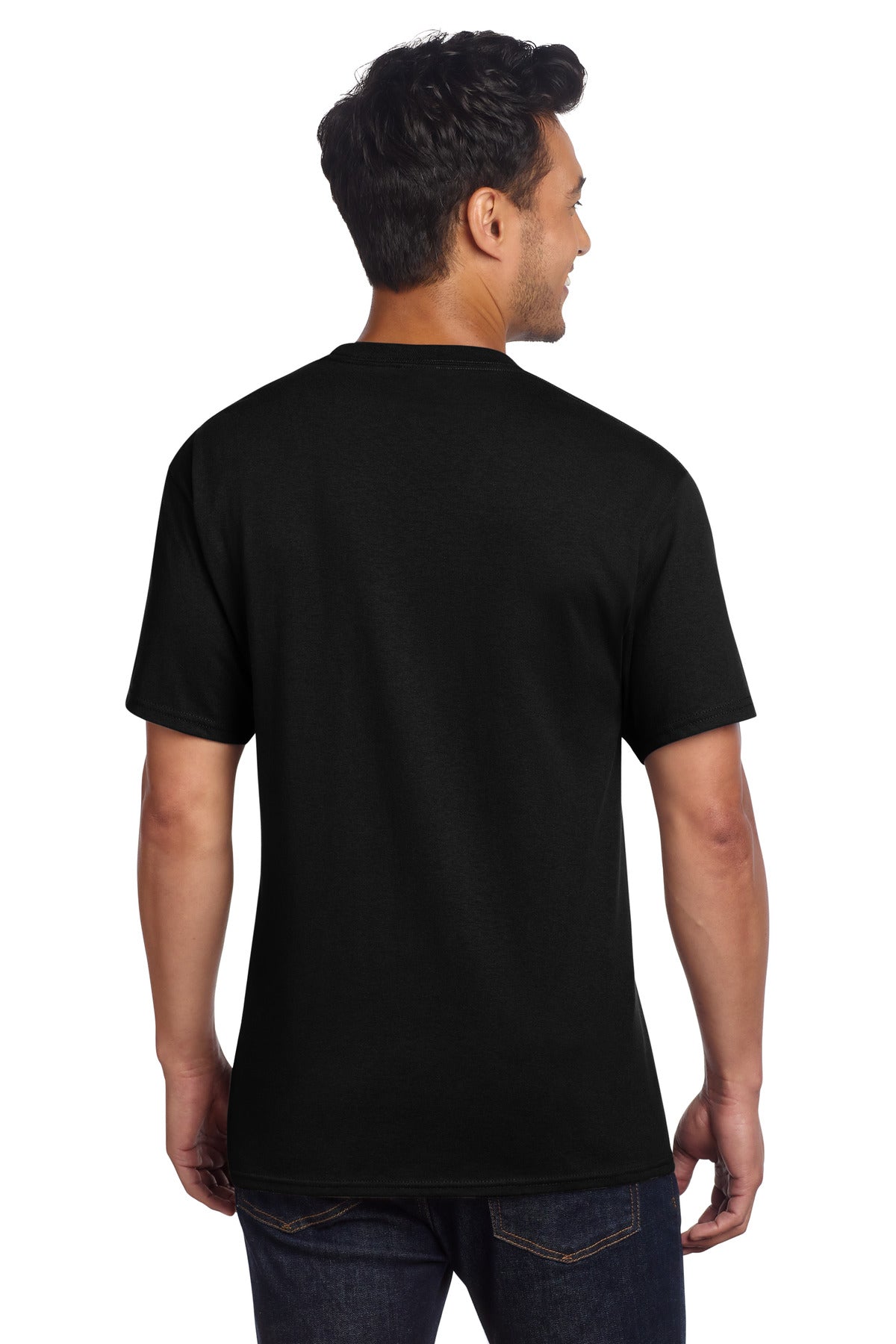 Port & Co Core Cotton DTG Tee PC54DTG - Jet Black - back