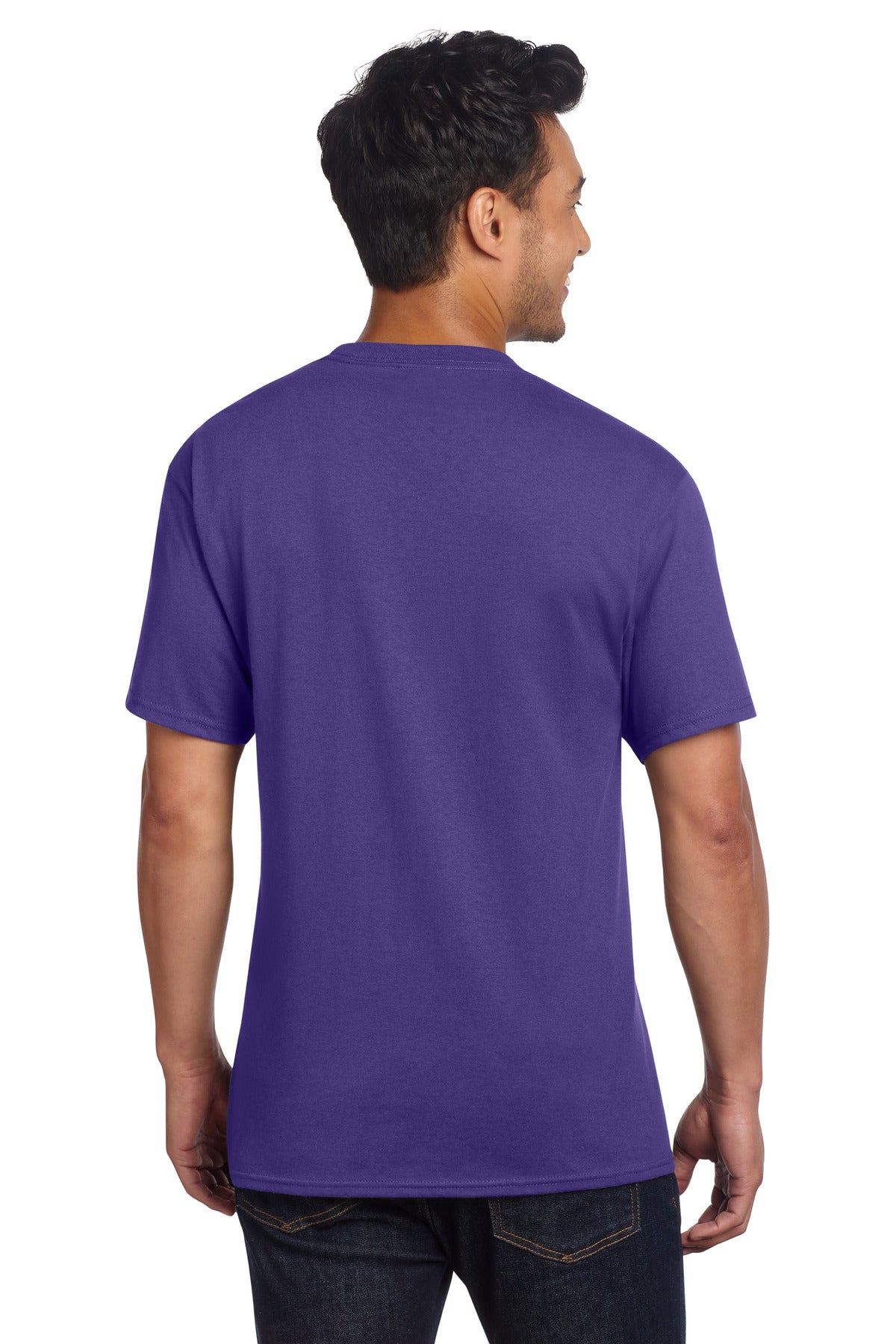 Port & Co Core Cotton DTG Tee PC54DTG - Purple - back